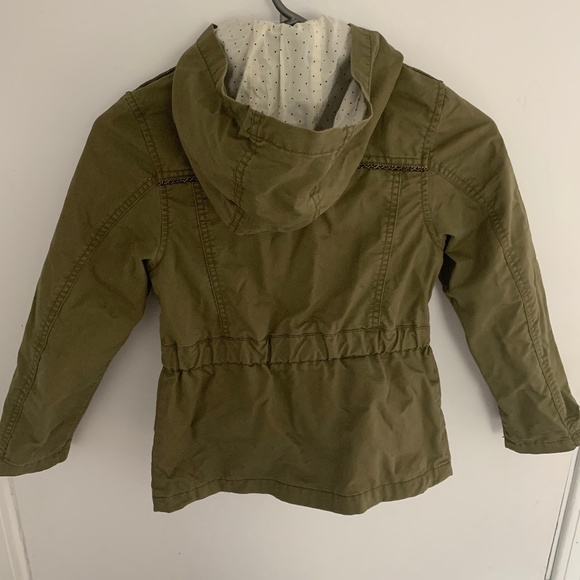 Catimini Khaki Embroidered Coat - Picture 2 of 5